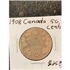 Image 1 : 1908 CANADA 50 CENTS.