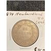 Image 1 : 1874 NEWFOUNDLAND 50 CENTS.NICE GRADE