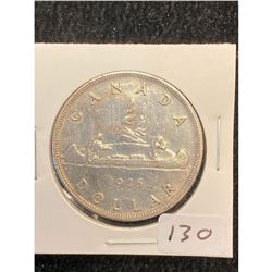 1946 CANADA SILVER DOLLAR..KEY DATE