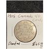 Image 1 : 1908 CANADA 50 CENTS.