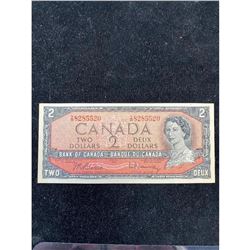 1954 BANK OF CANADA $2 NOTE