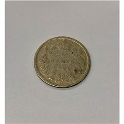 1896 Canadian Grade G 5 Cent Coin