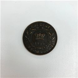 Victoria 1890 Grade VF 1 Cent