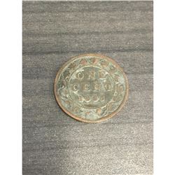 1886 Canadian One Cent Error Coin *Rare*