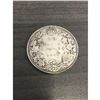 Image 1 : 1914 Canadian Silver Key Date 50 Piece Cent Coin