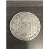 Image 1 : Peru Un Sol, 1872, 90% Silver 1 Sol, Rare Lg Crown Coin