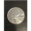 Image 1 : 1947 ML Canadian Silver 25 Cent Coin MS-62