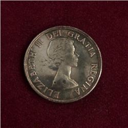1953 Canadian $1 Silver Dollar 80% Silver