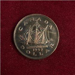 1949 Canadian $1 Silver Dollar 80% Silver