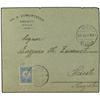 Image 1 : 1906 Ottoman Empire. Envelope to Trieste franked 1 piastre tied by BERAT bilingual datestamp.  Obver
