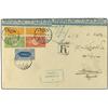 Image 1 : 1917 Registered envelope to EGYPT bearing 1/8 pi yellow (pair) (SG 7), 1/4 pi green (SG 8), 1/2 pi r