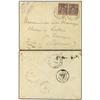 Image 1 : 1893 Envelope to FRANCE written from KIUKIANG and cancelled on reverse KUKIANG CUSTOMS datestamp in 