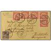 Image 1 : 1901 Combination cover to Budapest/Hungary franked by China CIP 2 c. red (5) tied by rare Hanyang cd