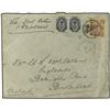 Image 1 : 1920 Envelope to Birkenhead, UK, franked Chinese 20c. ´fish´ tied by SHANGHAI date stamp. Obverse al