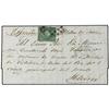 Image 1 : 1858 (Jan 7) Entire letter from MANILA to Madrid via Suez and Gibraltar, franked by Colonial 1 real 