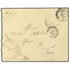 Image 1 : 1895 French Occupation Military mail. Envelope to FRANCE endorsed Troupes du Mekong Commandant des T