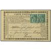Image 1 : 1884 Postal stationary card addressed to FRANCE bearing French General Colonies 5 c green (pair) (Yv