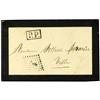 Image 1 : 1900 Mourning envelope cancelled by GPE in lozange from POINTE-A-PITRE with boxed P.P. addressed en 