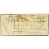 Image 1 : 1847 Envelope to FRANCE written from Fort Royal and cancelled by boxed MARIN handstamp in blue, rout