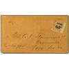 Image 1 : 1891 Envelope to Yarmouth, Nova Scotia, franked ´05c´ on 40c. "Commerce" tied by indistinct date sta
