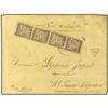 Image 1 : 1900 Stamp-less envelope from POINTE-A-PITRE Guadeloupe sent on the steamer "Margarita" with TAX han