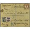 Image 1 : 1905 Registered envelope to Berlin franked 3c., 15c. overprinted O.S.´ and "Ten Cents" on 16c. tied 