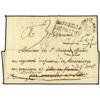 Image 1 : 1770 Pre stamp envelope to FRANCE with MARSEILLE/DE MALTHE French entry cachet with LILLE  arrival r