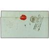 Image 1 : 1842 Stampless envelope to FRANCE written from PORT LOUIS charged "1/6" in manuscript routed via Lon