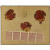 Image 1 : 1899 Registered envelope to CONSTANTINOPLE bearing Turkey 20 para lilac (strip of 5) (Yvert 84) tied