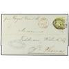 Image 1 : 1877 Envelope written from PORT-AU-PRINCE to ST. THOMAS bearing Great Britain 4 d. sage green (SG 15