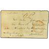 Image 1 : 1816 (BRITISH POST OFFICE). Pre-stamp envelope written from CAMG PANBONG and endorsed "ongafrankeerd