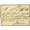 Image 1 : 1848 Wrapper to Palermo bearing red oval Calatafimi + "Poste E Procacci In Sicilia * Servizio Nazion