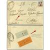 Image 1 : 1916 Military mail envelope from FRANCE to CETHQUE endorsed F.M. (French Military) with Les Dardanel