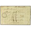 Image 1 : 1846 Stampless envelope to FRANCE written from HUADEA on the 2nd December 1846, endorsed "to the car