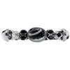 Image 1 : Silver White Buffalo Quartz & Spinel Bracelet 7.5"
