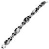 Image 3 : Silver White Buffalo Quartz & Spinel Bracelet 7.5"