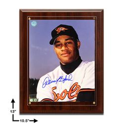 Damon Buford Baltimore Orioles Signed Plaque GFA