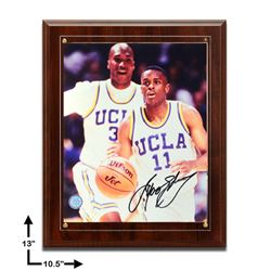 Tyus Edney UCLA 10.5x13 Signed Plaque 8x10v GFA