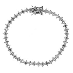 Sterling Silver Tennis Bracelet 7.25"