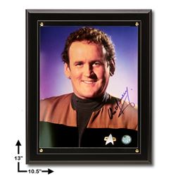 Colm Meaney Star Trek:10.5x13 Black Plaque Signed 8x10v GFA