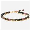 Image 3 : 14K Vermeil Multi Tourmaline Bead Bracelet 7.5"