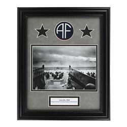 D-Day June 6, 1944 Omaha Beach Custom Framed