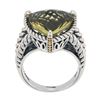 Image 3 : Sterling Silver Ouro Verde Rope Detail Ring-SZ 8