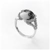Image 1 : Silver White Buffalo Rope Detailed Ring-SZ 5