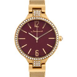 Luxury Crystal Bezel Mesh Band Ladies Watch