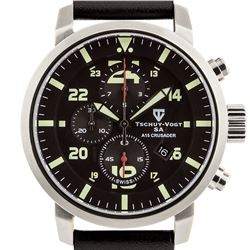 Tschuy-Vogt Crusader Mens Swiss Chronograph Watch