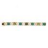 Image 2 : 14K Vermeil Multi Gemstone Station Bracelet 7.5"