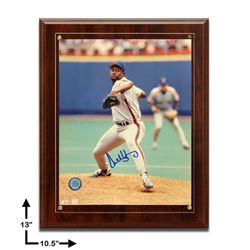 Anthony Young New York Mets Signed Plaque GFA