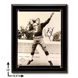 Ralph Guglielmi Redskins 10.5x13 Black Plaque Signed