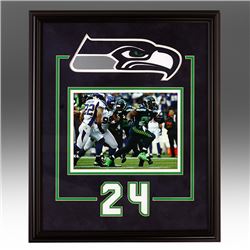 Marshawn Lynch Seattle Seahawks Frame unsigned